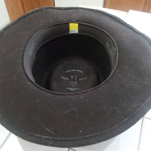 Yellow 108 Eastwood Fedora - Picture 4 of 4